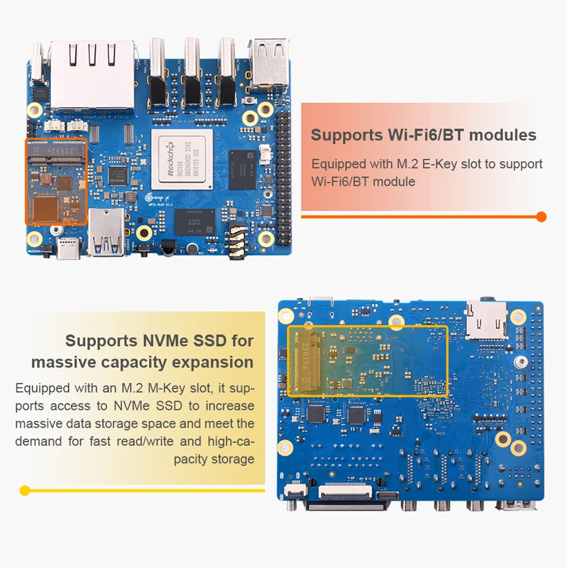 Orange Pi 5 Plus 4 8 16 GB RAM - Rockchip Rk3588 Development Board recensione e prezzo