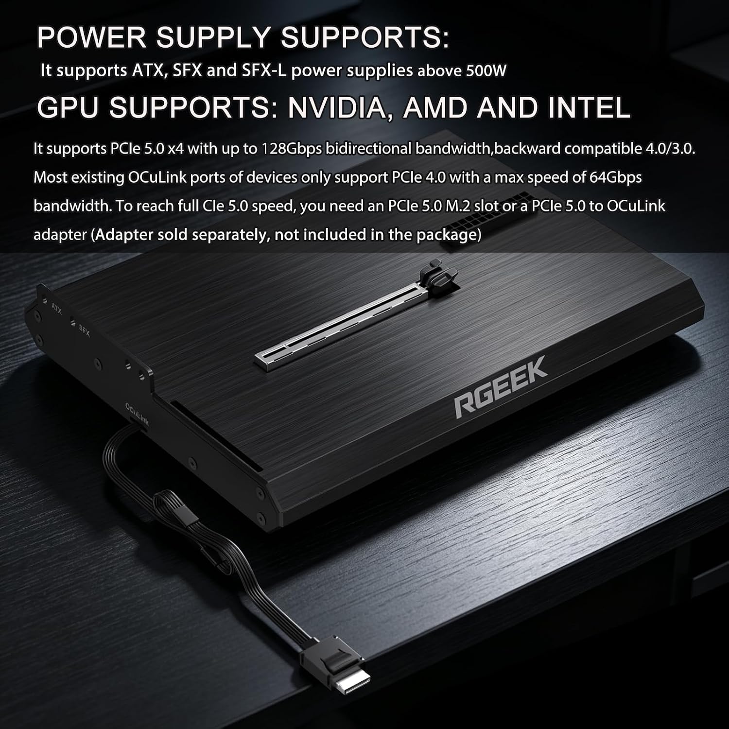 Dock eGPU OCuLink PCIe 5.0 x4  - Oculink Egpu Mini Pc recensione e prezzo